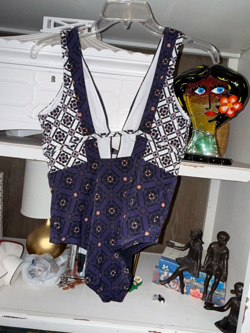 Jets Australia enchanted plunge indigo Jessika Allen US 6 one piece swimsuit - Picture 7 of 7